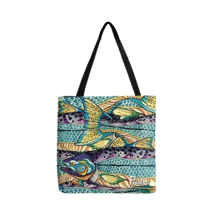 Kaleido King Canvas Tote