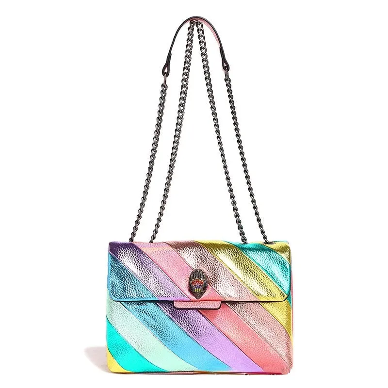 Kurt Geiger Colorful Spliced Crossbody