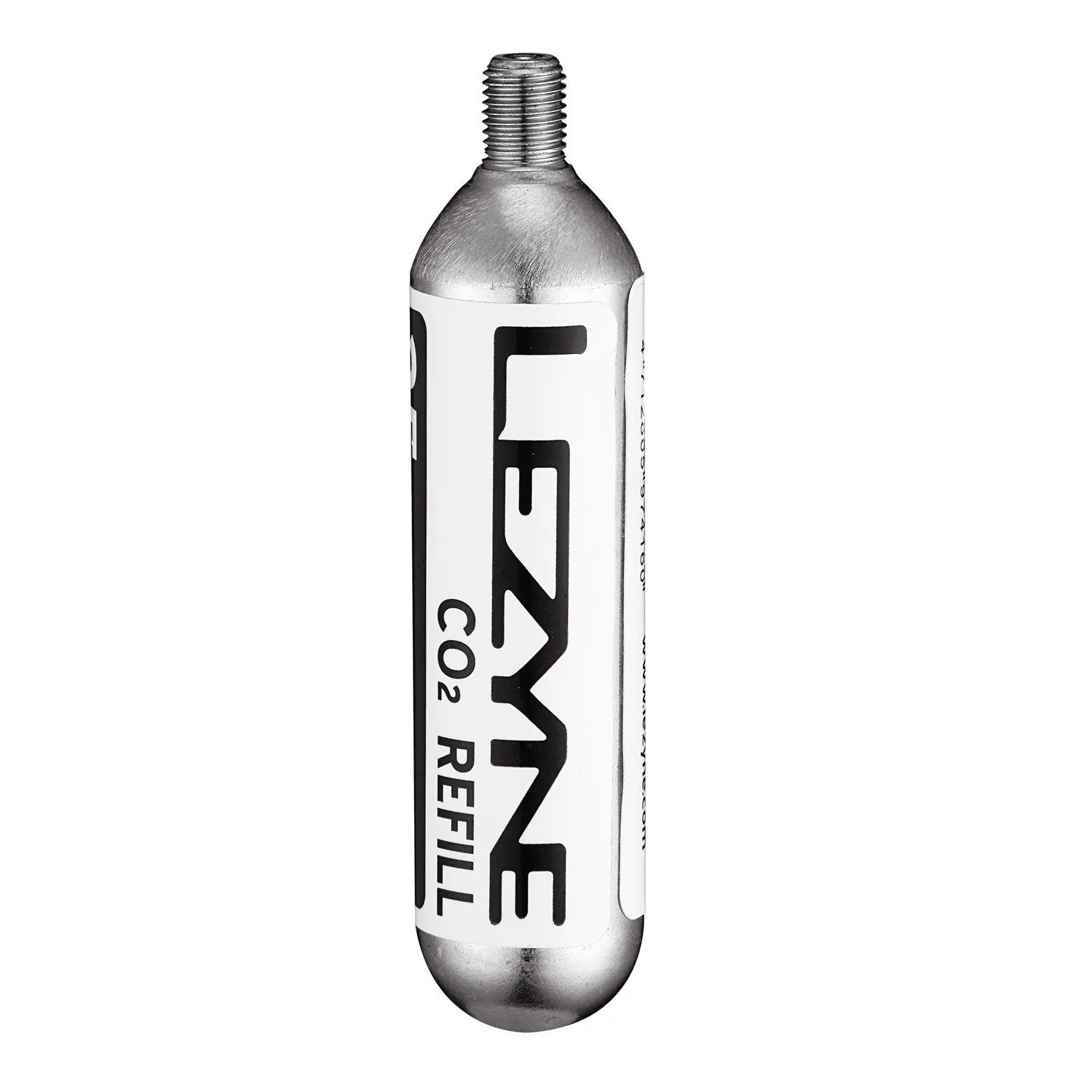 Lezyne Threaded 25g CO2 Refill Cartridge for Quick and Easy Road & Mountain Bike Tire Inflation, 5 Pack