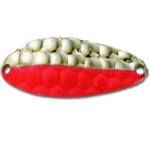 Little Cleo Spoon Lure 1/3oz Gold &amp; Neon Red