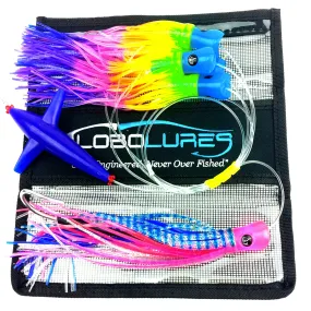 Lobo Lures #215 SkipJack Hybrid UV Splash Daisy  Chain