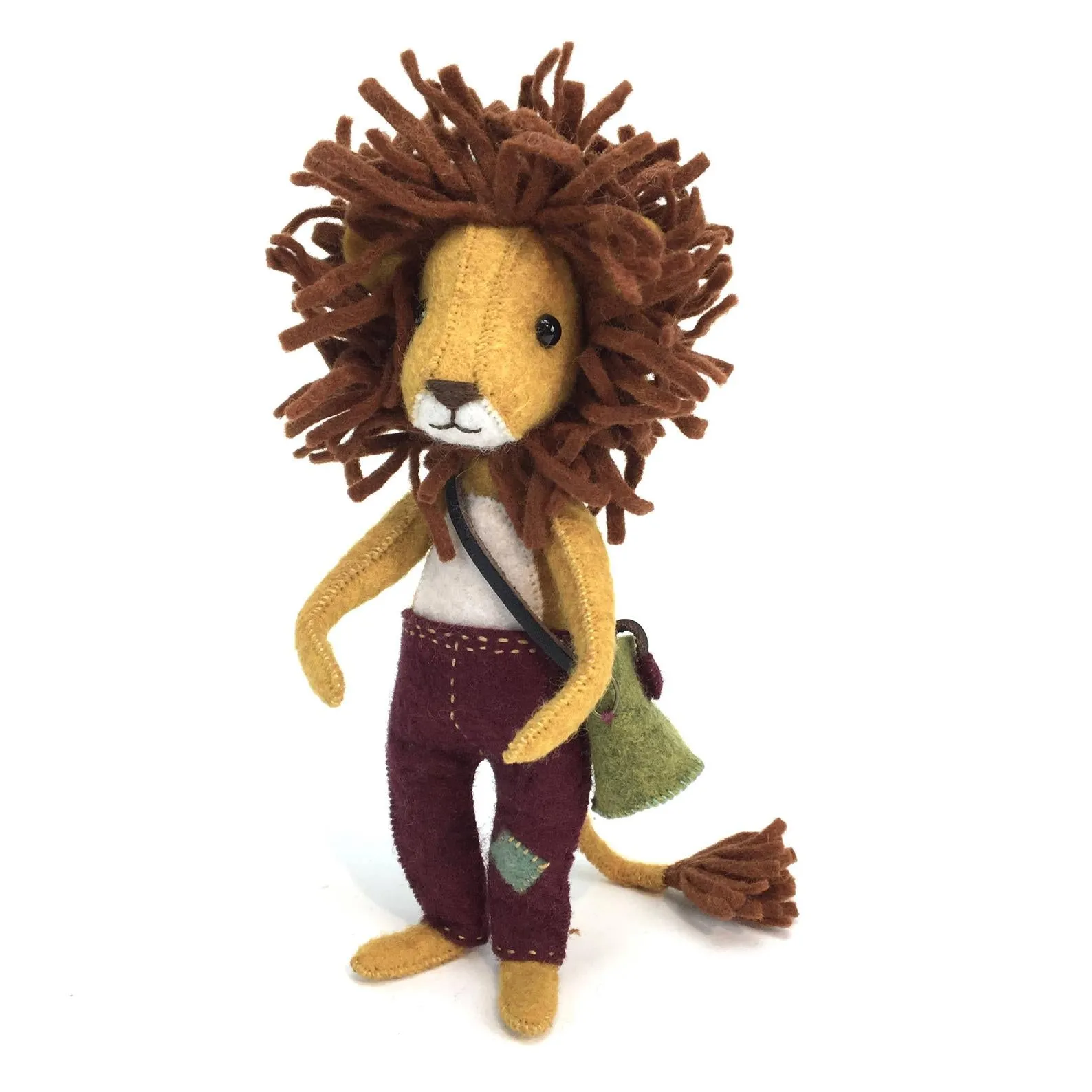 LUDWIG LION kit - Wool Felt kit, Toad Hollow Fabrics