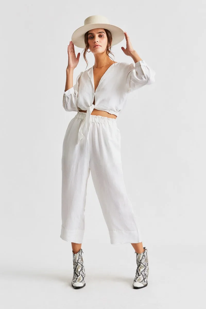 Luna Pant - White