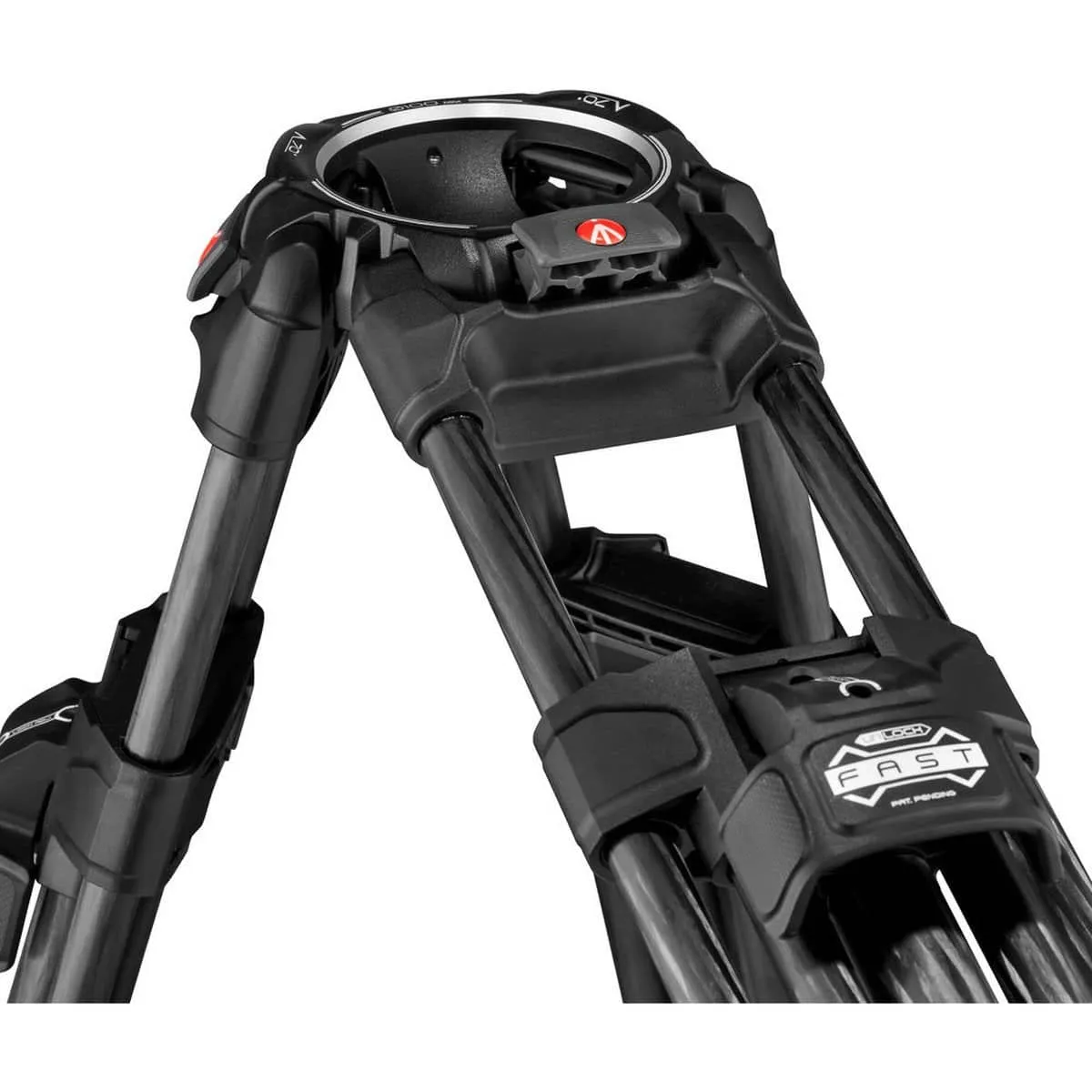 Manfrotto 608 Nitrotech Fluid Head with 645 FAST Twin Carbon Fibre Tripod System and Bag