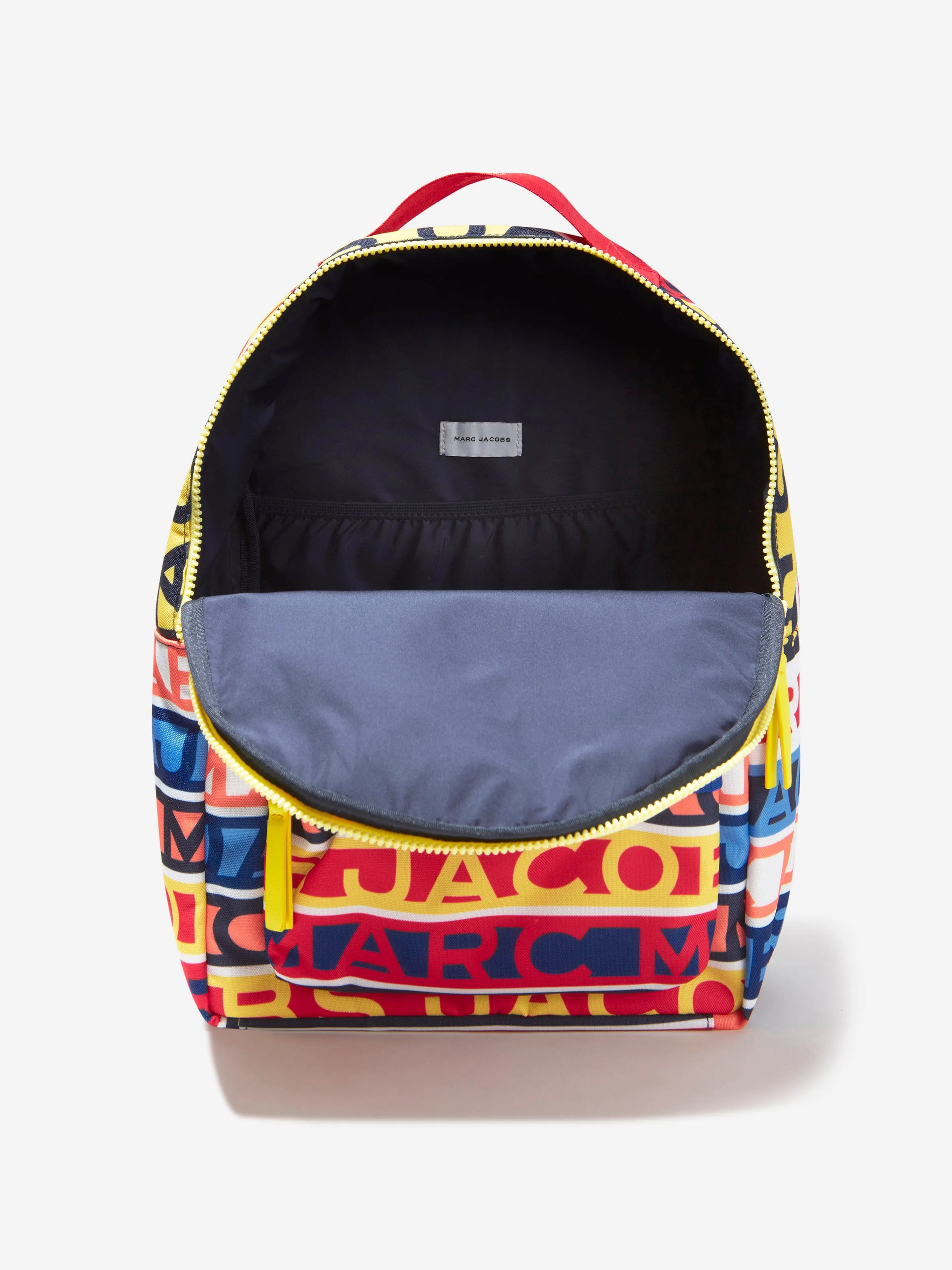 MARC JACOBS Kids Logo Print Backpack in Blue