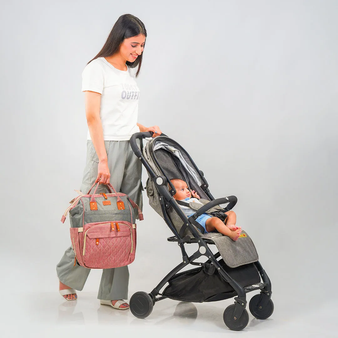 Maternity Bag by Ornavo - Pink & Gray