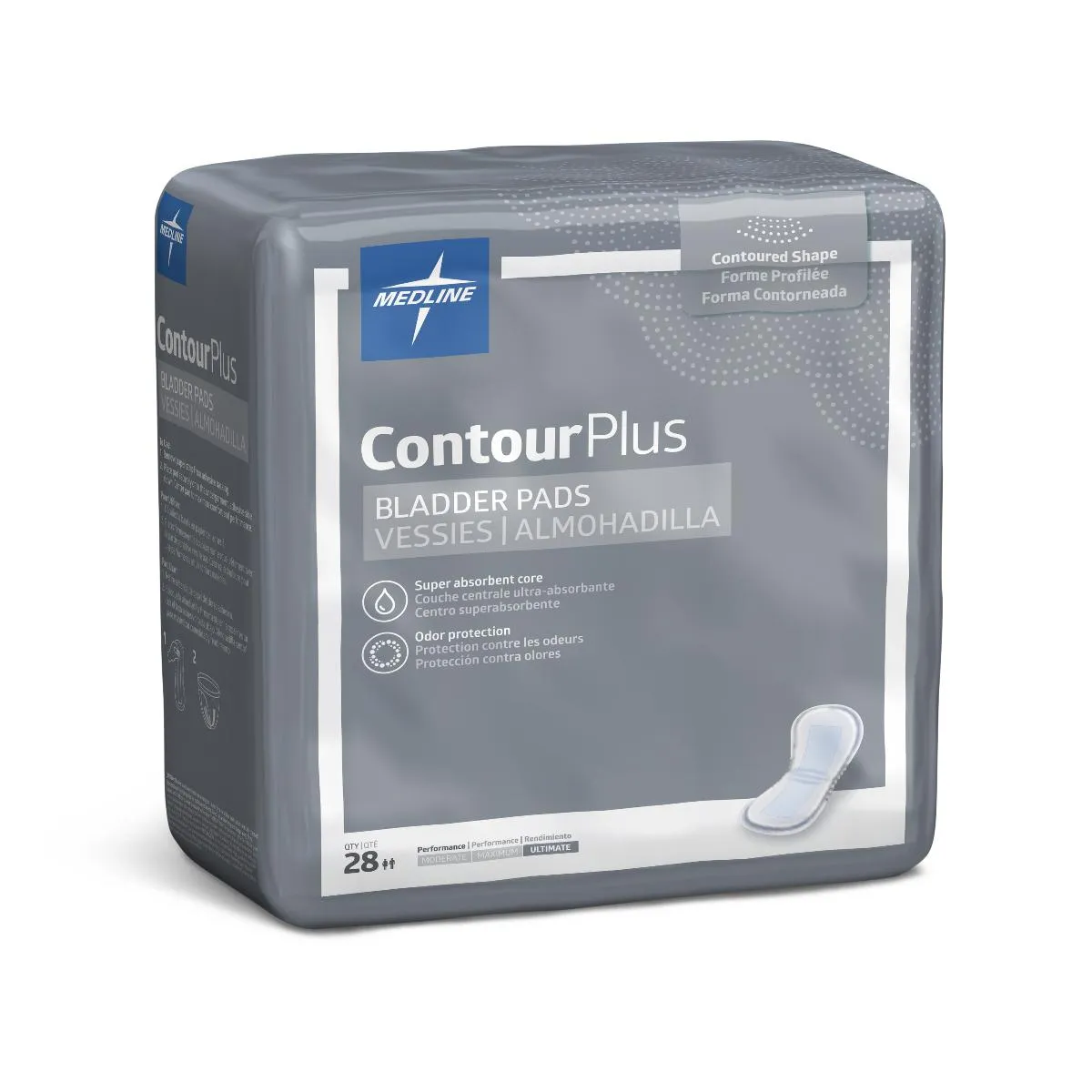 Medline ContourPlus Bladder Control Pads