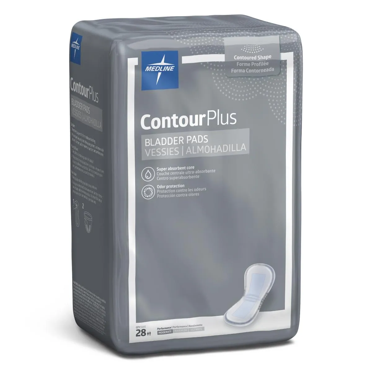 Medline ContourPlus Bladder Control Pads