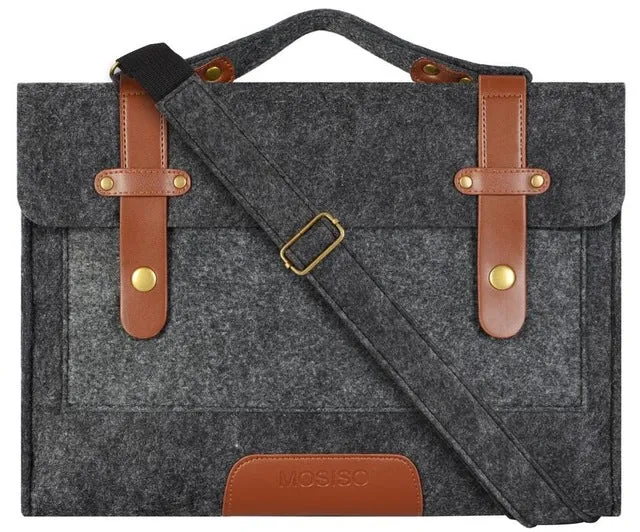 Men Fashion 13.3 15.6 inch Felt Bag