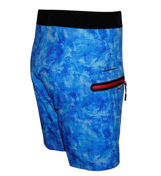 Men's Camo Hex Stretch Fishing Boardshort