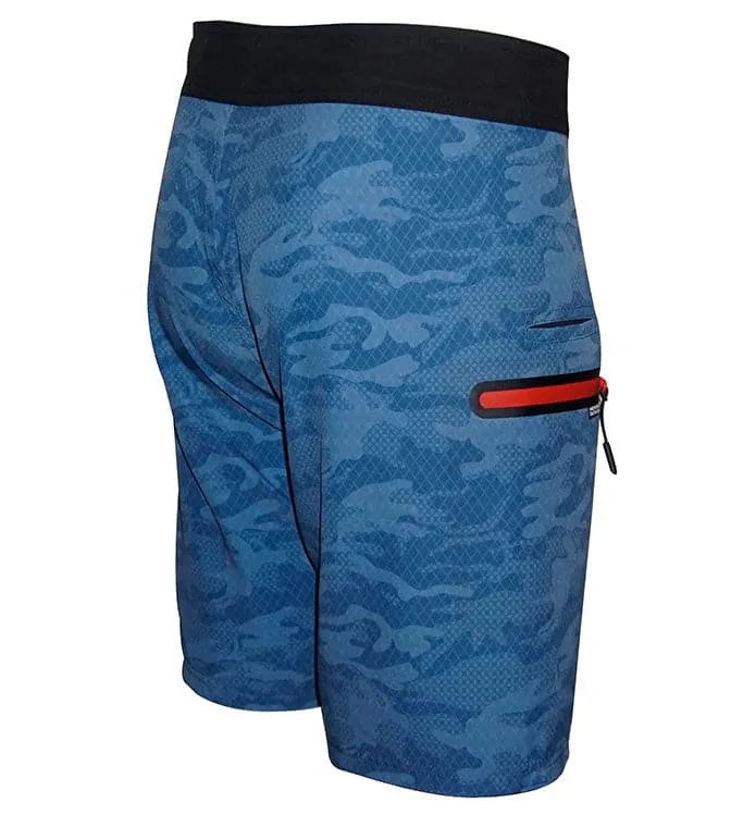 Men's Geo Camo Stretch Fishing Boardshort