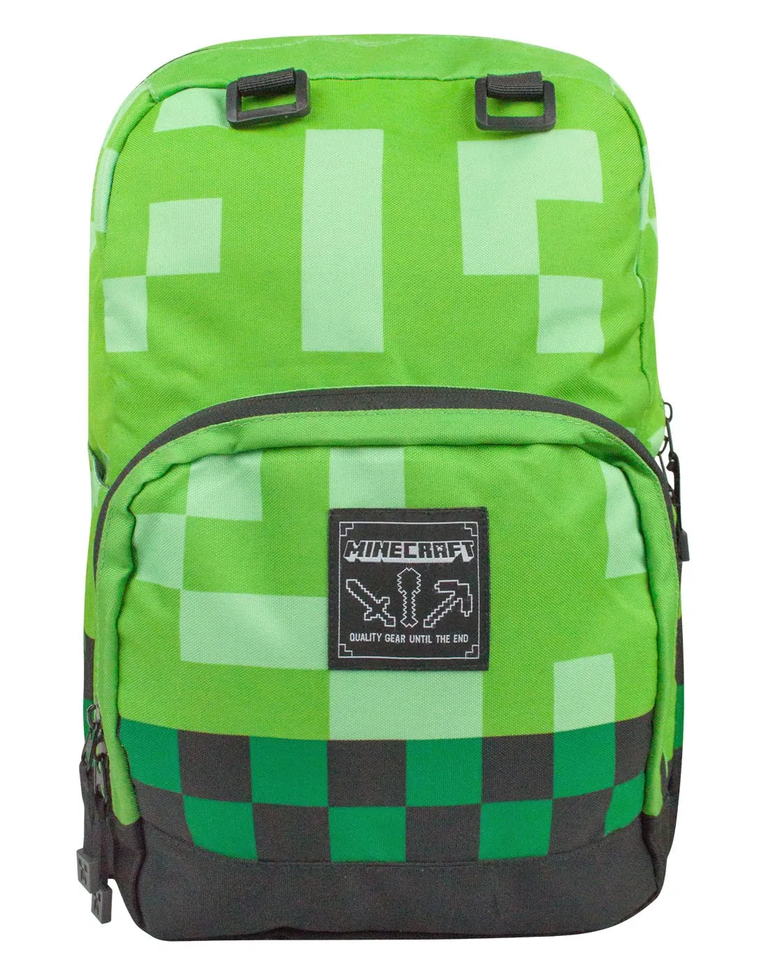 Minecraft Creeper Green Kids Backpack and Lunch Box School Set