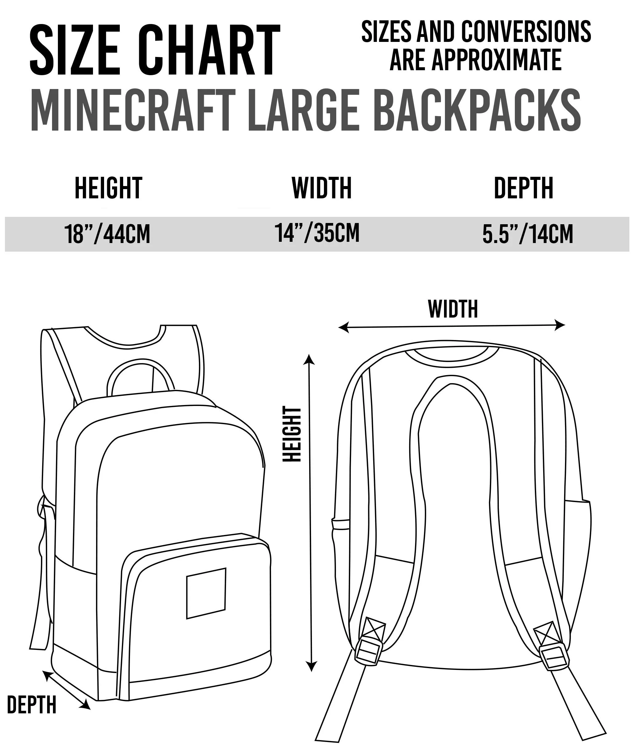 Minecraft Creeper Green Kids Backpack and Lunch Box School Set