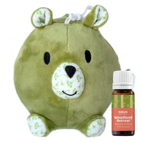 Mini Aroma Plush Birch Bear Clip