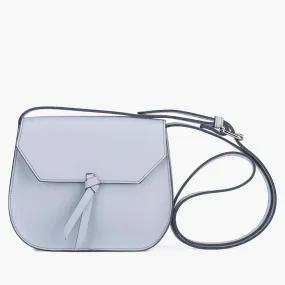 Mini Saddle Leather Crossbody Bag - Sky Blue