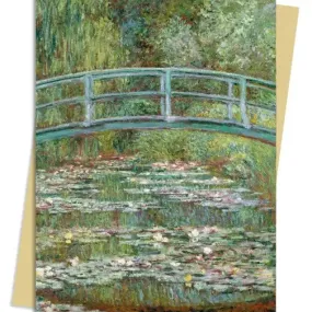 Monet: Bridge Over A Pond For Water Lilies Greeting Card