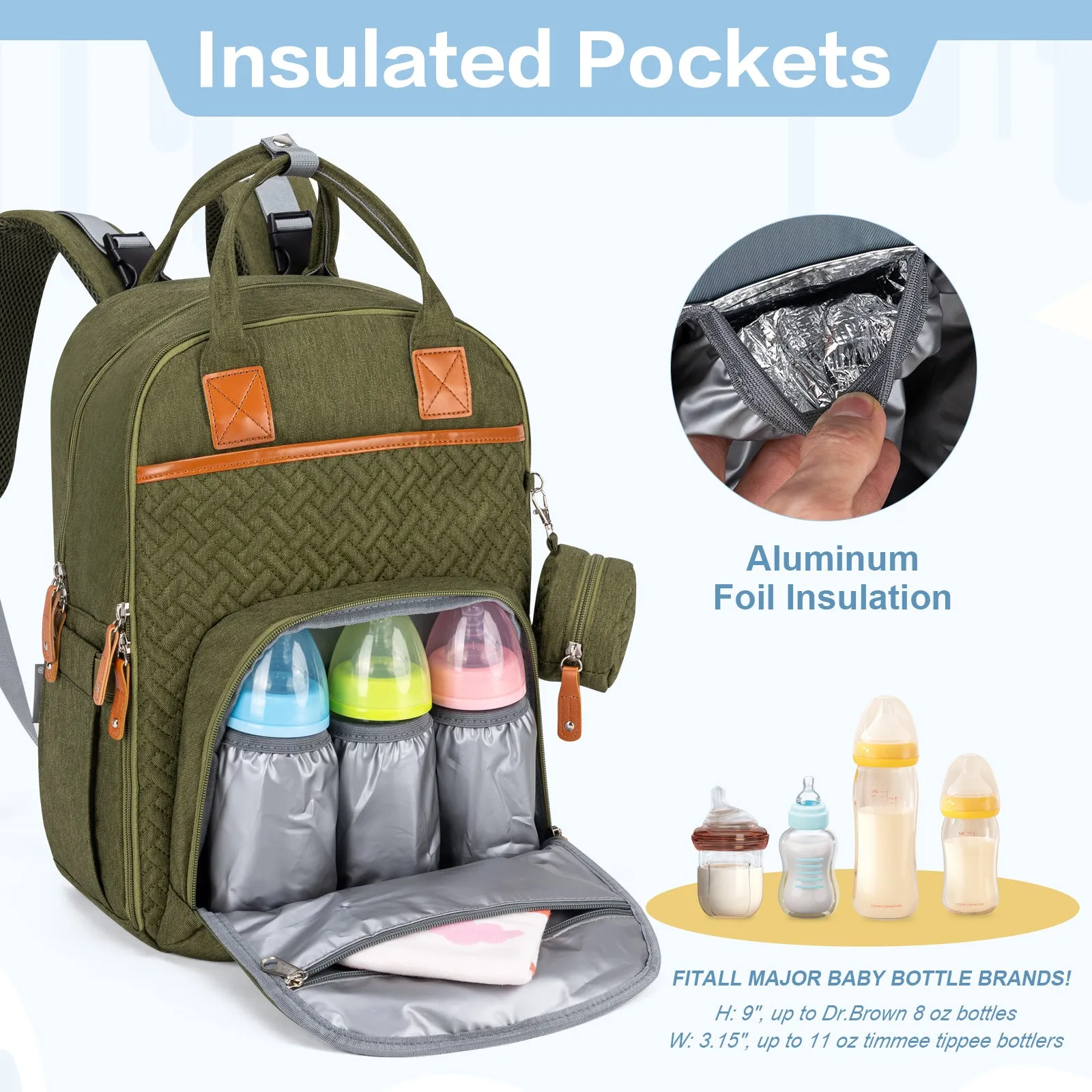 Multifunction Mommy Backpack Baby Diaper BagsMMB-3