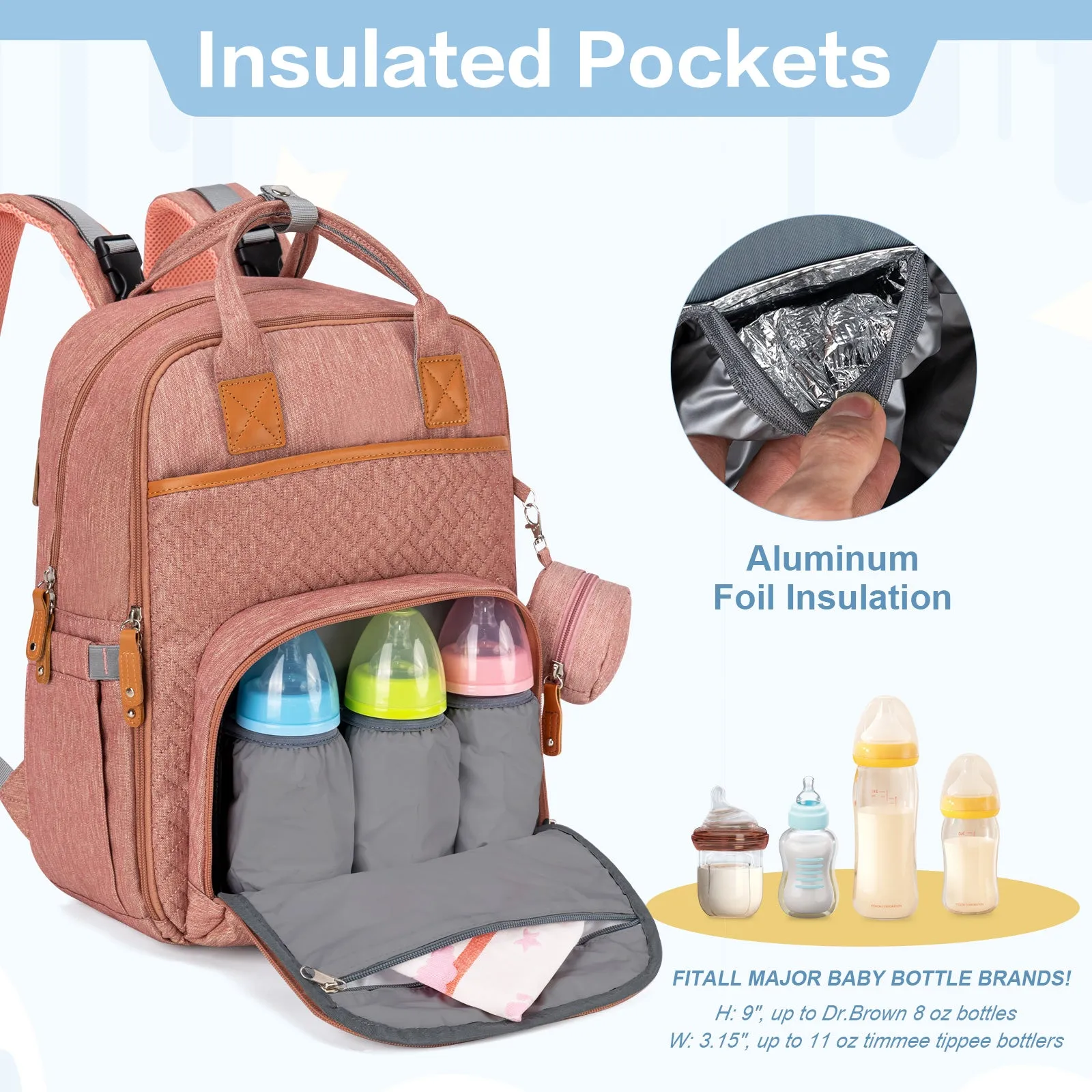 Multifunction Mommy Backpack Baby Diaper BagsMMB-3