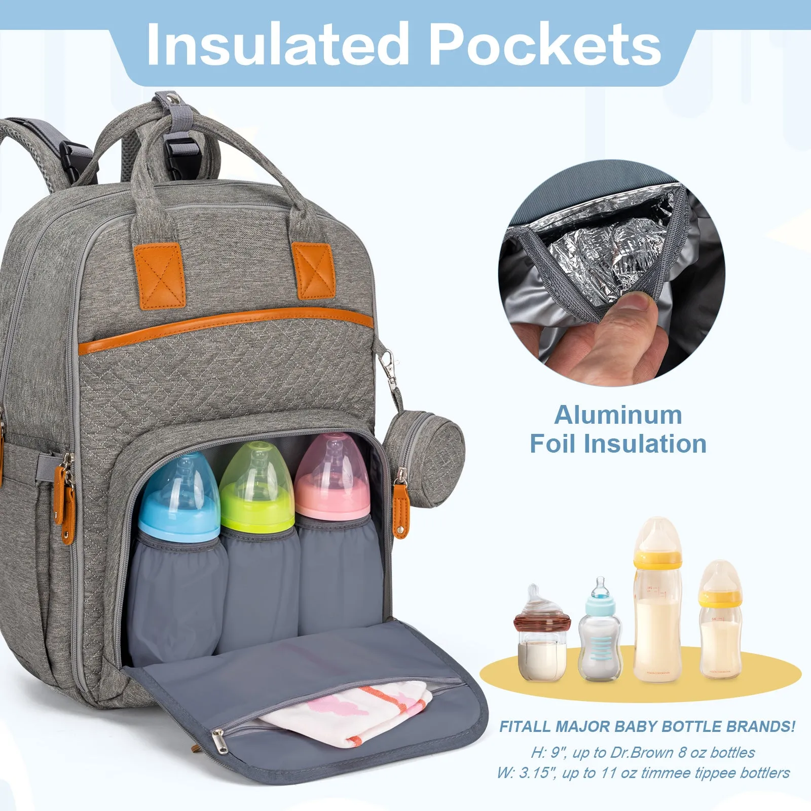 Multifunction Mommy Backpack Baby Diaper BagsMMB-3