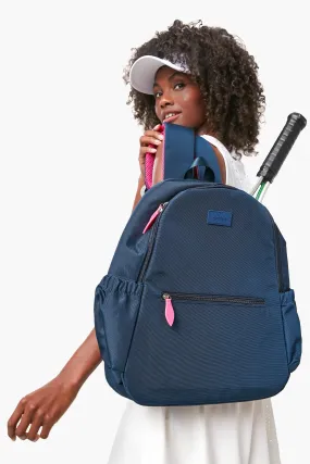 Navy Courtside Tennis Backpack