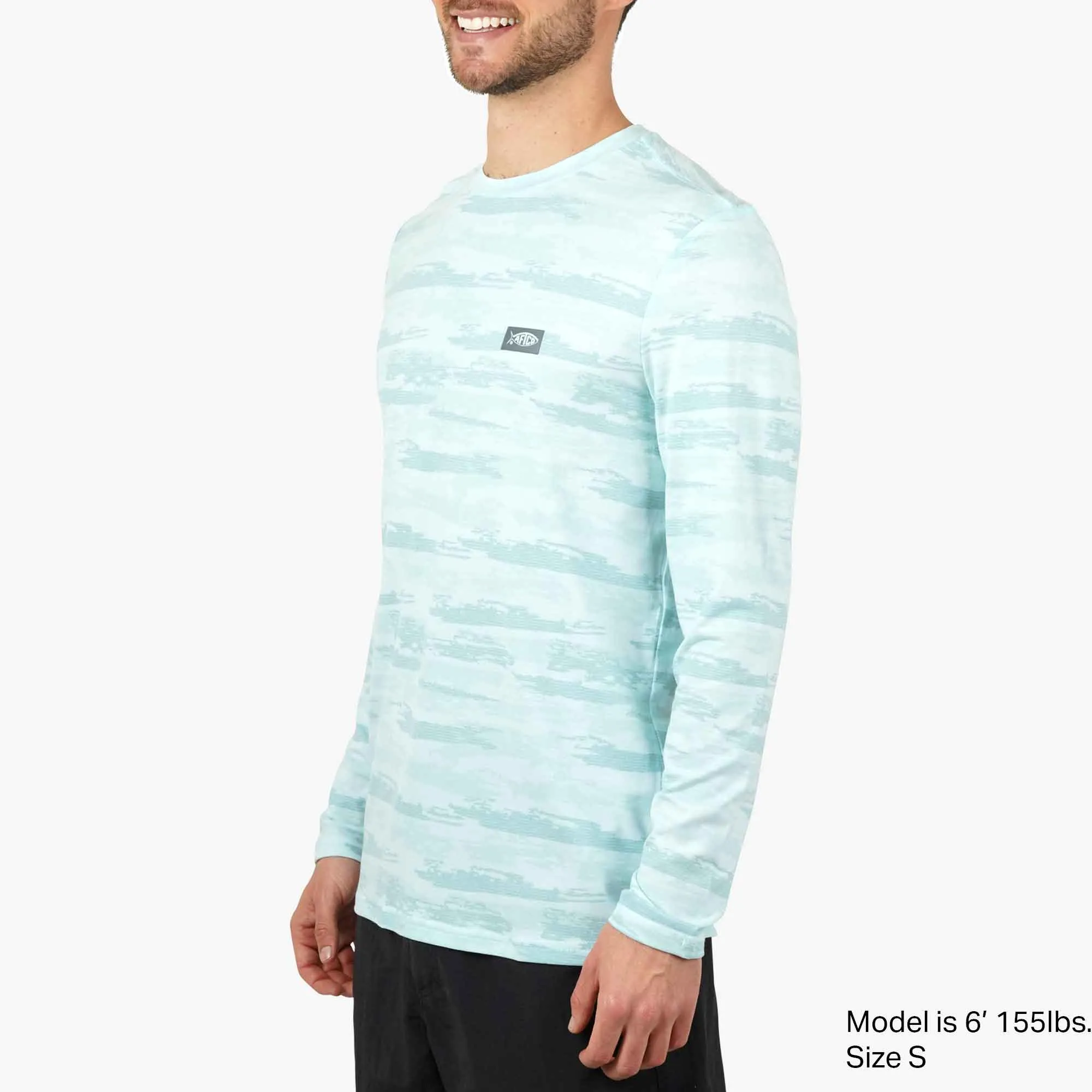 Ocean Bound Printed LS Performance Shirt