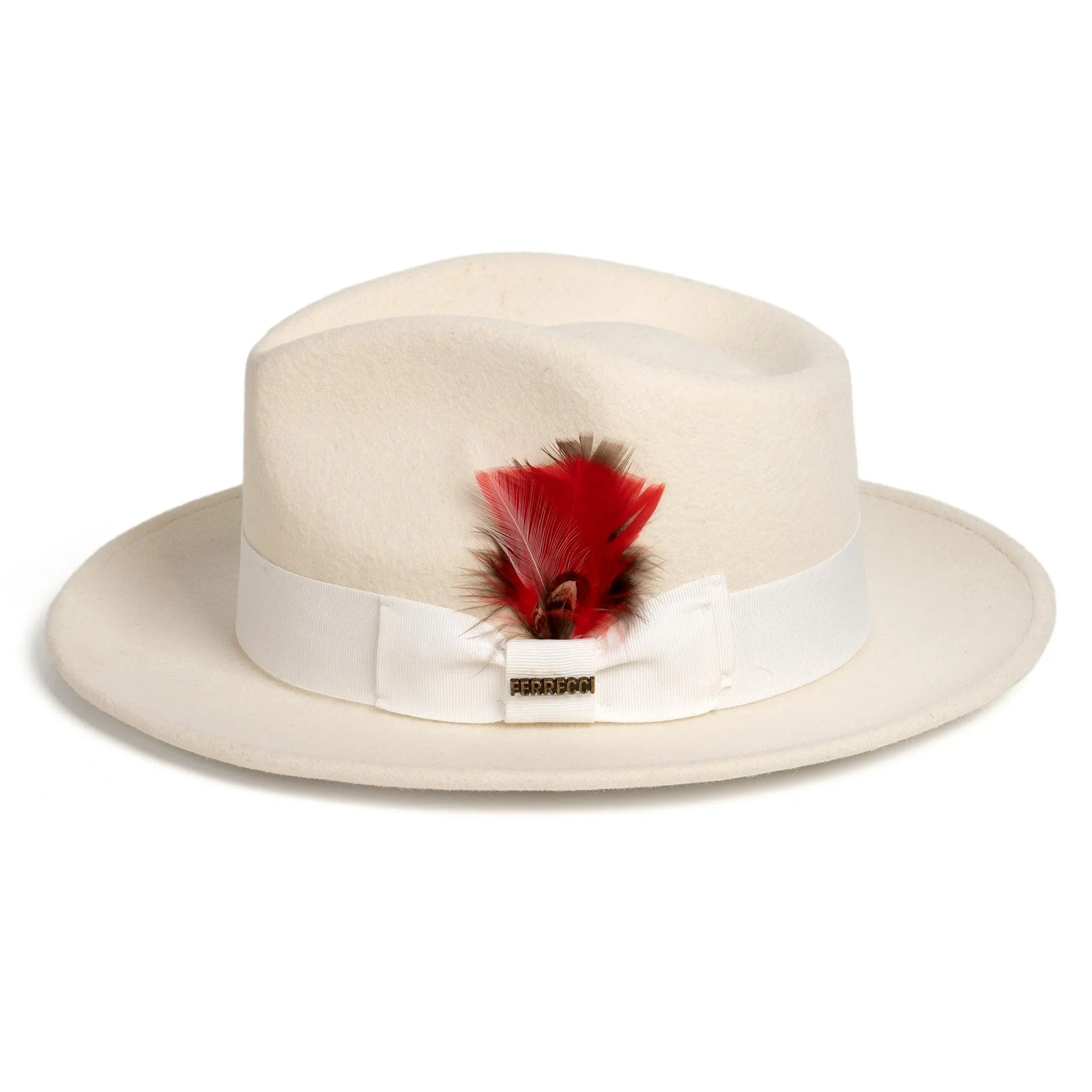 Off-White Fedora 100% Australian Wool Crushable Hat