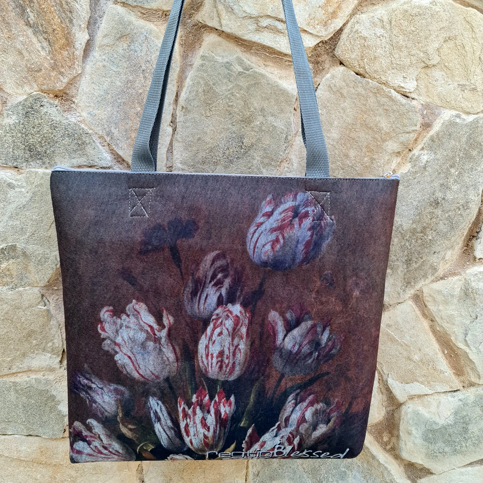 Old Master49 - Recycled Felt Tote Bag