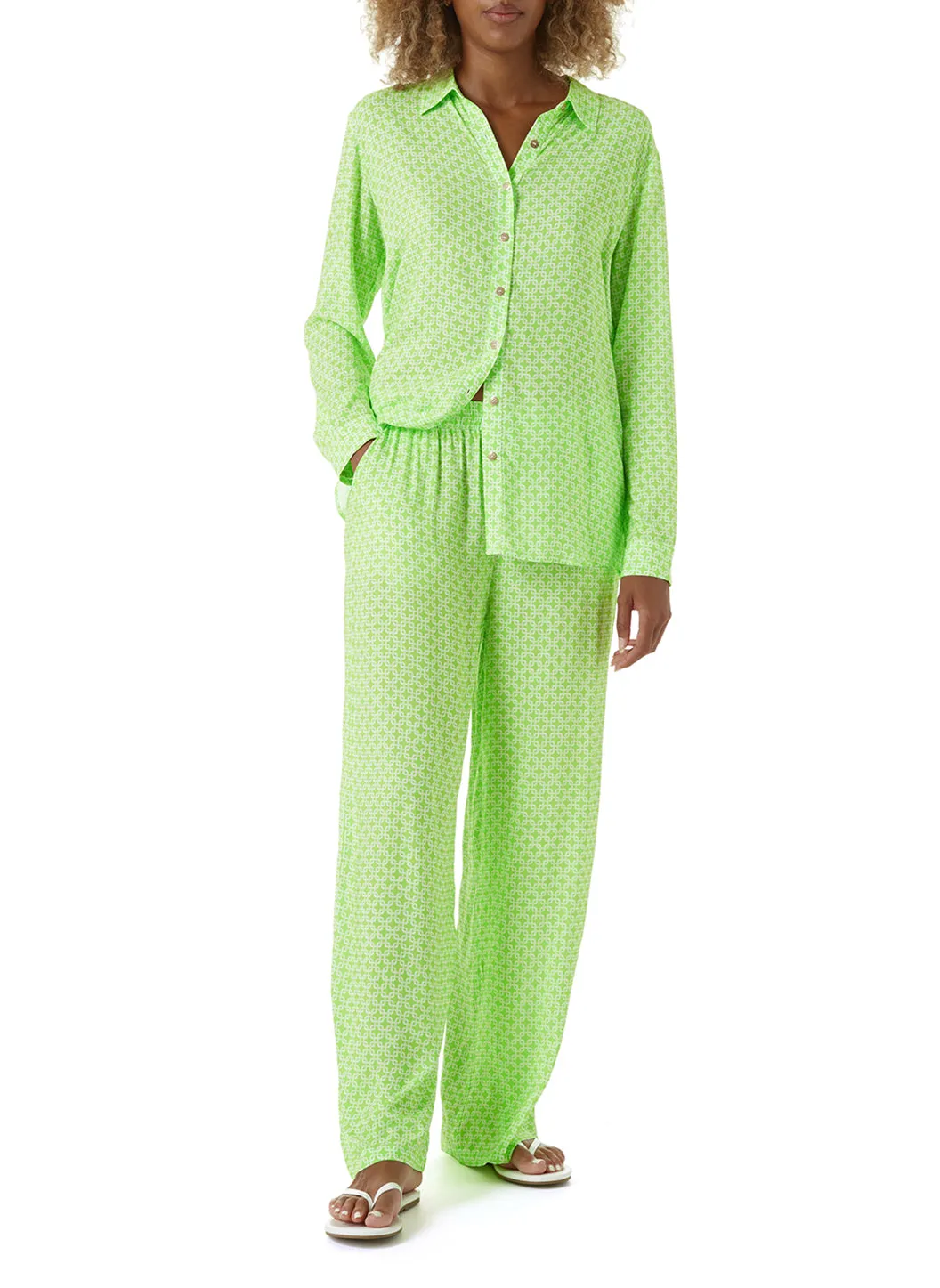 Olivia Lime Links Trousers