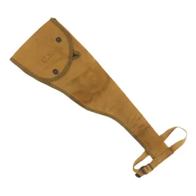 Original U.S. WWII M1A1 Carbine Canvas Paratrooper Jump Case Scabbard by ALLTEX Products Inc. - dated 1943