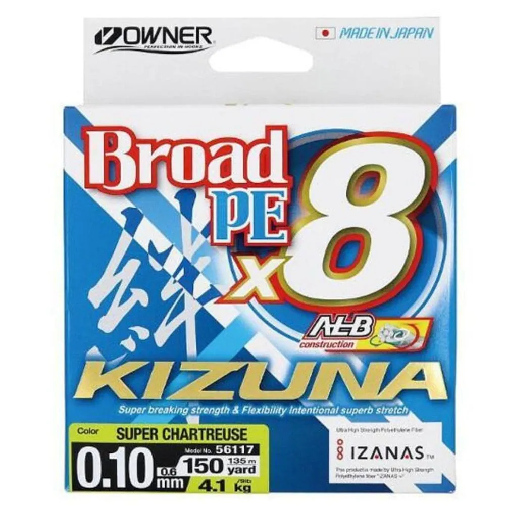 Owner Kizuna Broad X8 Super Braid