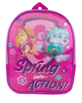 Paw Patrol Girls Blue Backpack