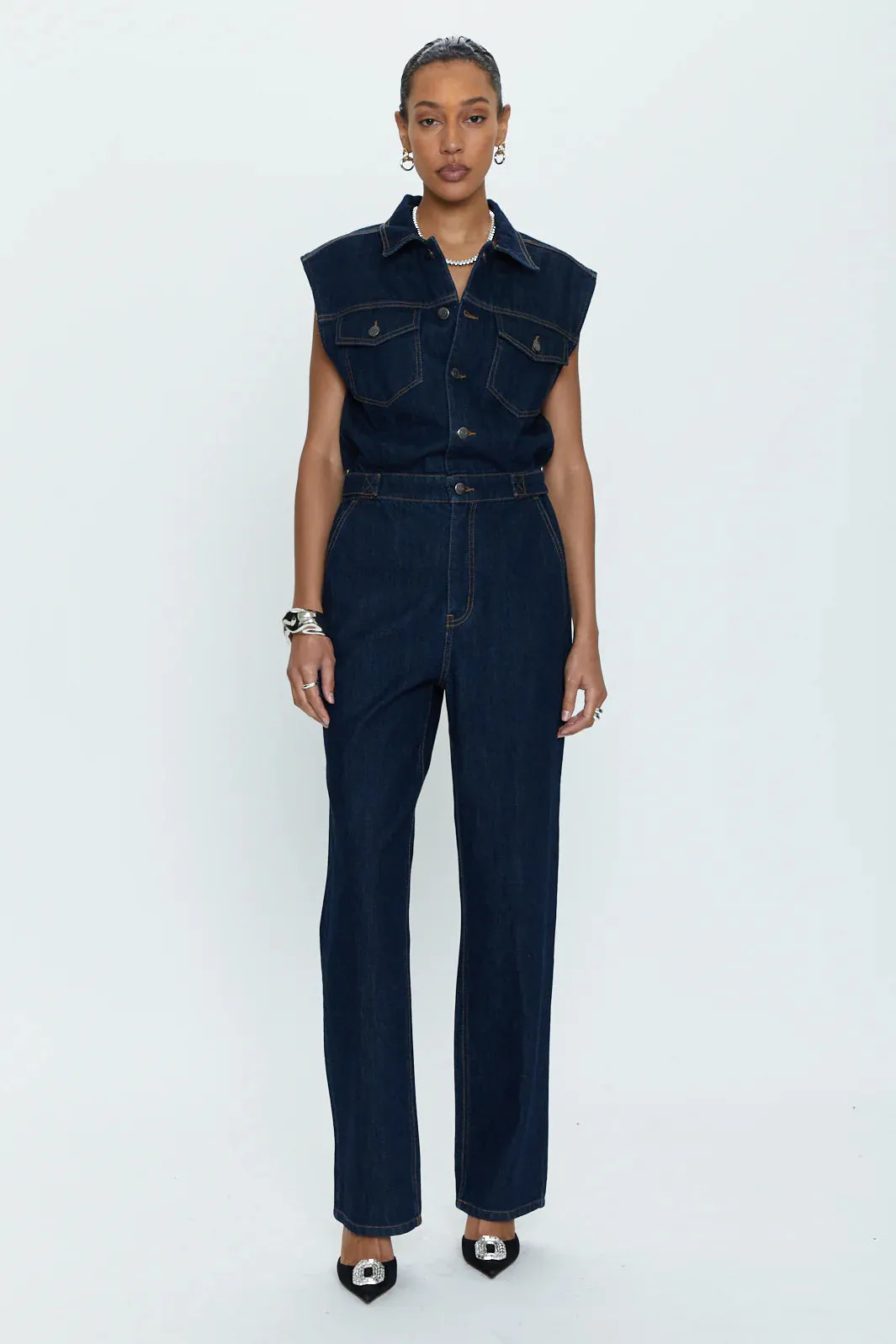 PISTOLA - BROOKS SLEEVELESS JUMPSUIT