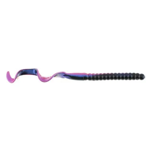 PowerBait Power Worm Soft Bait - 7" Length, Tequila Sunrise, Per 13