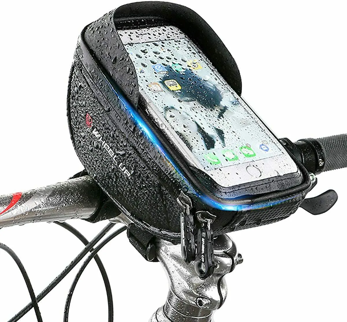 PROWheelX™ Waterproof Bike Cell Phone Case Bag Holder | Motorcyle Cycling Handlebar Mount