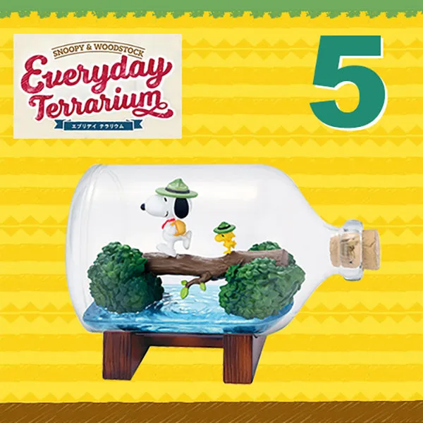 Rare 2019 Re-Ment SNOOPY & WOODSTOCK Everyday Terrarium (Sold Individually) <Free Shipping>