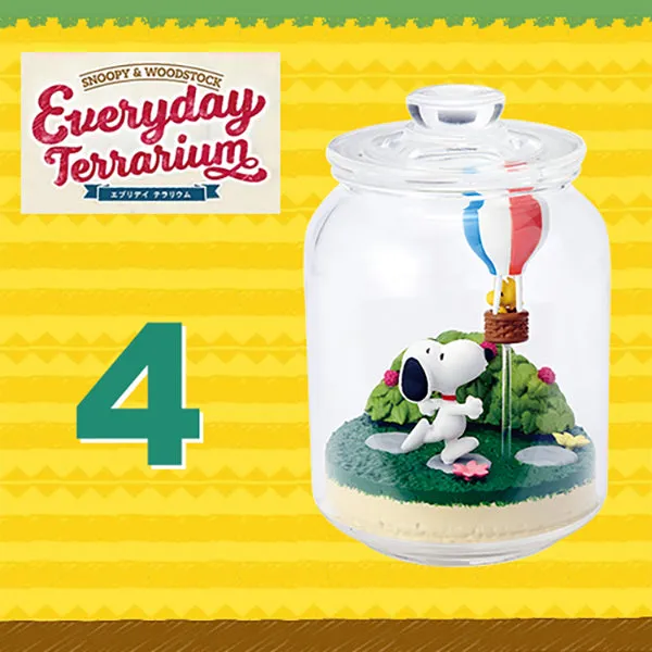 Rare 2019 Re-Ment SNOOPY & WOODSTOCK Everyday Terrarium (Sold Individually) <Free Shipping>