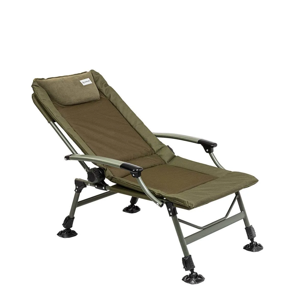 Reclining Aluminum Camping Chair with Adjustable Legs