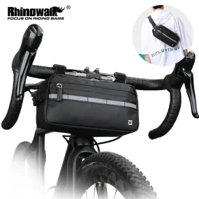 Rhinowalk 2021 New Handlebar Bag Bicycle Bags Frame Pannier Bag  Multifunction Portable Shoulder Bag Bike Accessorie