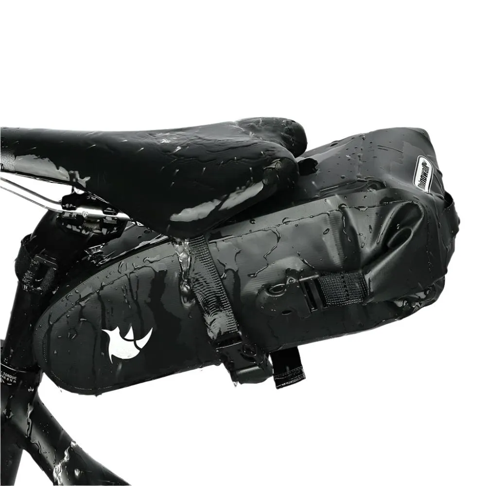 Rhinowalk  Bicycle Saddle Bag 1.5L 2.5L Full Waterproof Cycling Seat Bag MTB Road Repair Tools Bag Bike Tail Pack Accessories