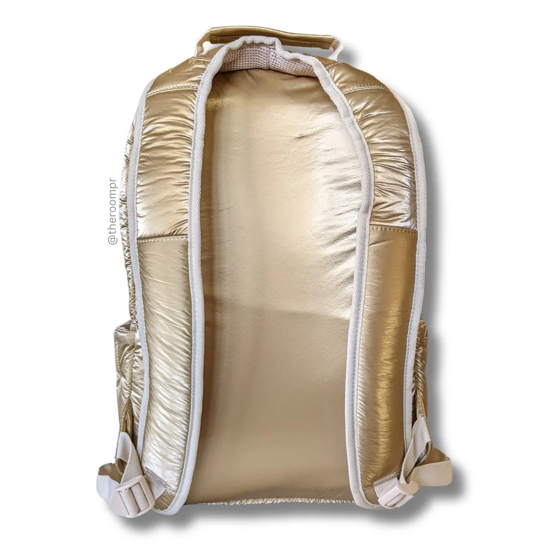 Roxy "Huntress Solid" Backpack - Metallic Gold