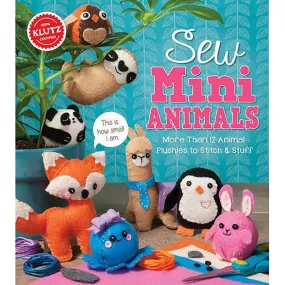 Sew Mini Animals 9781338106442