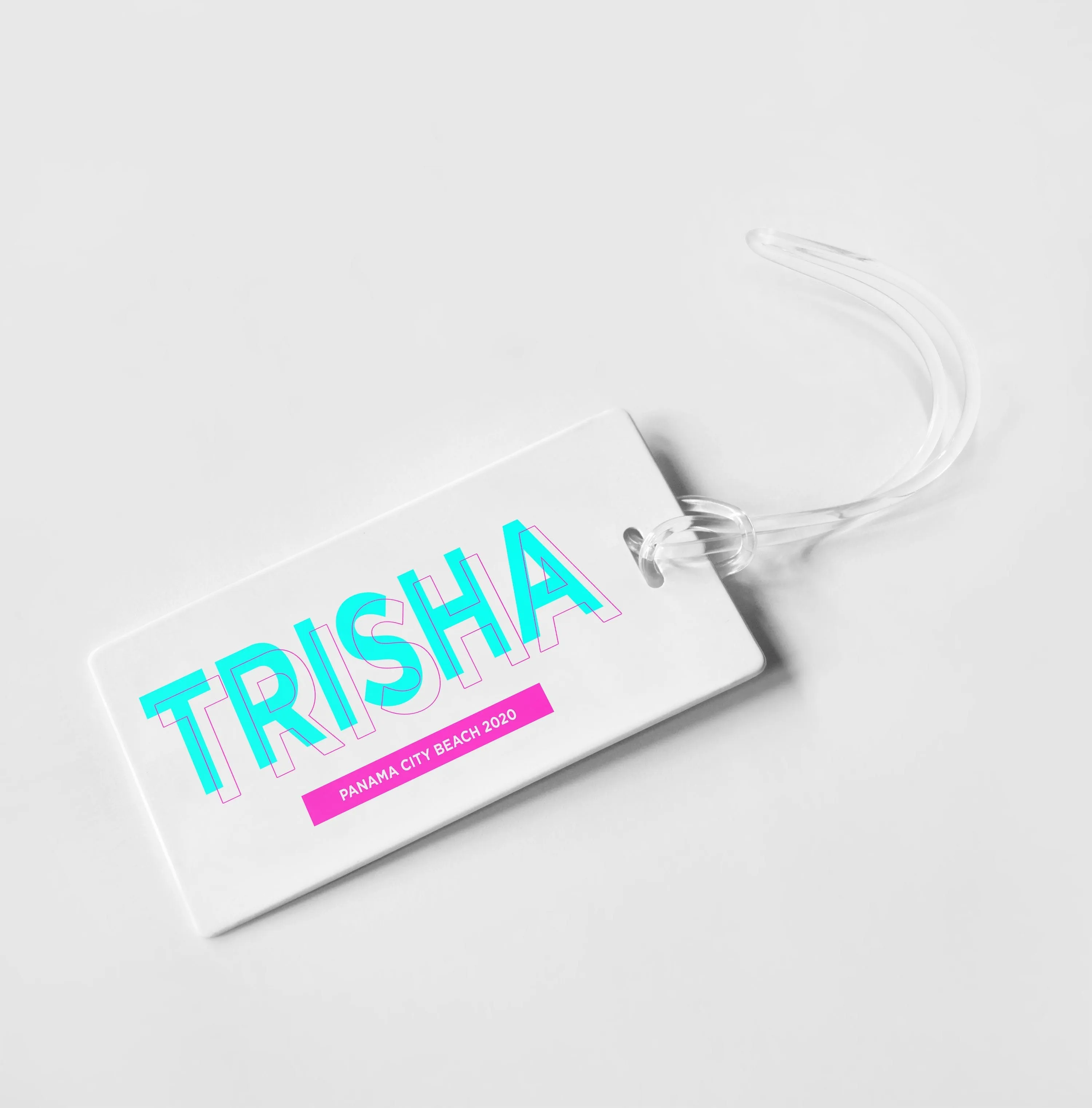 SHADOW BLOCK PERSONALIZED BAG / LUGGAGE TAG