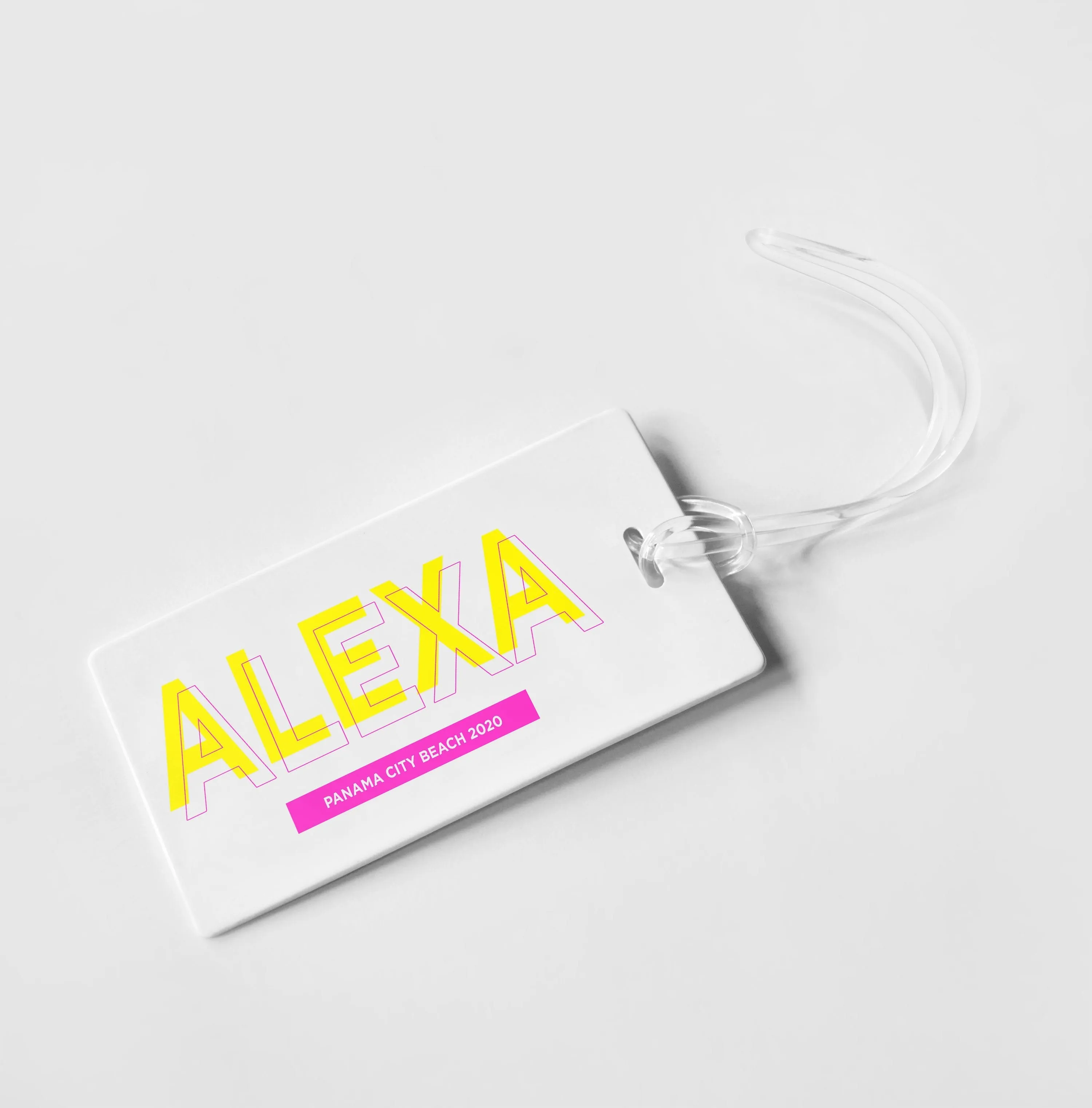 SHADOW BLOCK PERSONALIZED BAG / LUGGAGE TAG