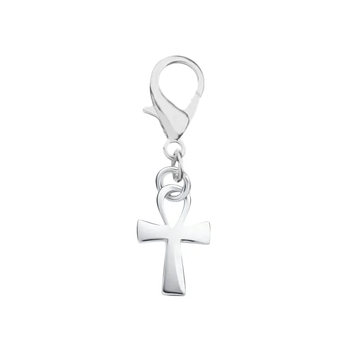 Silver Decorative Cross Religious Hanging Charms