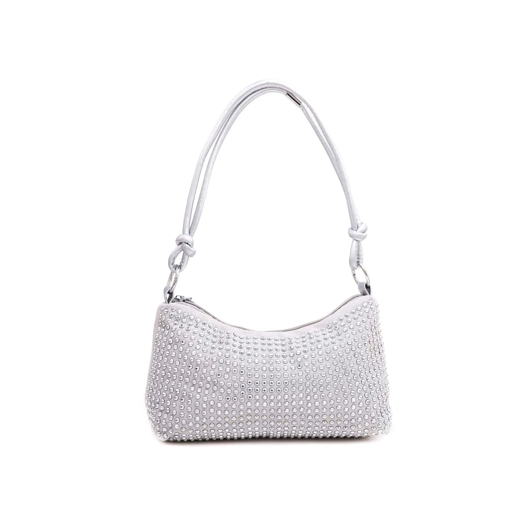 Silver Formal Shoulder Bag P36116