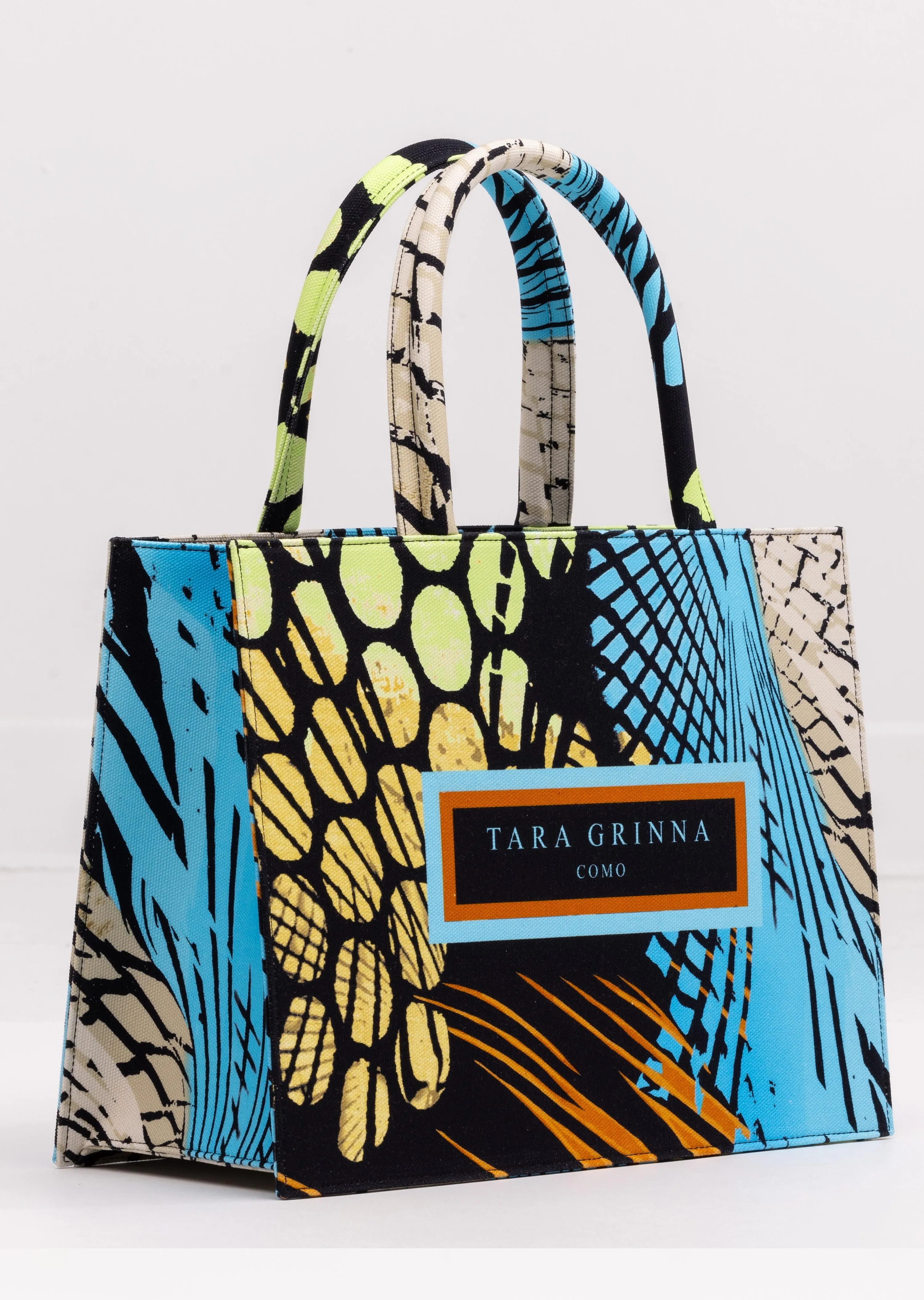 Small Capri Tara Grinna Canvas Tote Bag (TG-8162)