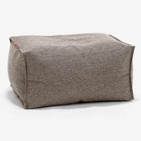 Small Footstool - Interalli Wool Biscuit