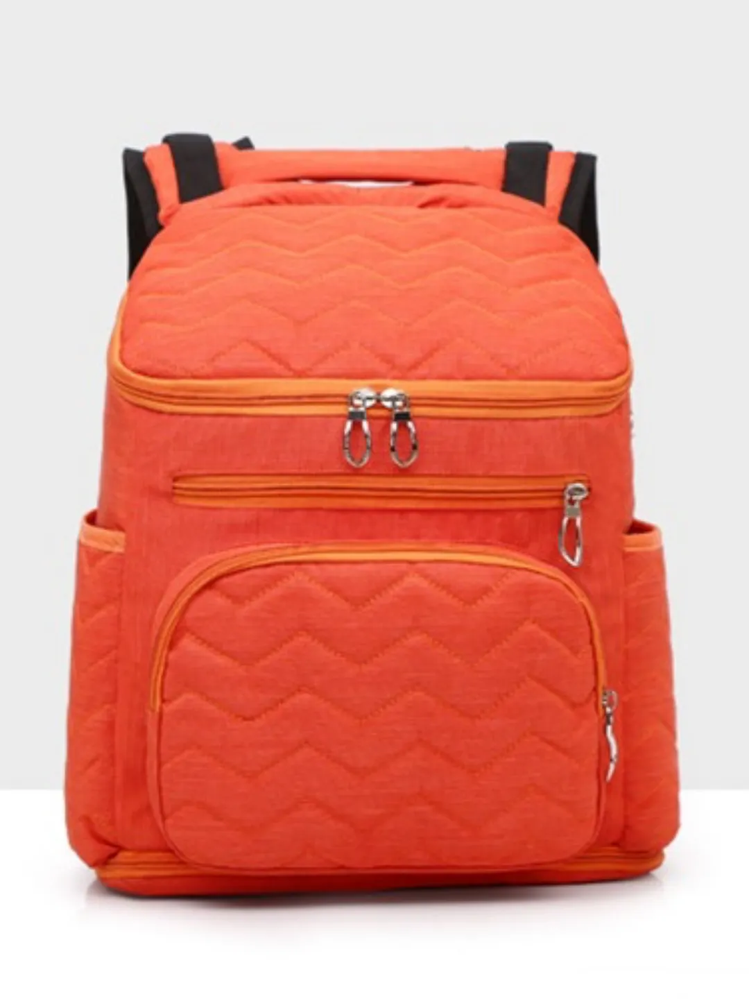 Smart Mom Diaper Bag- Funky Orange