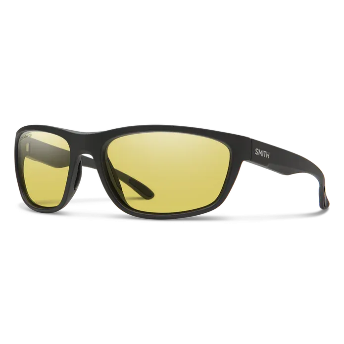 Smith Optics Redding Matte Black Frame - ChromaPop Glass Polarised Low Light Yellow