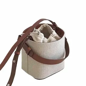 Straw Bucket Bag